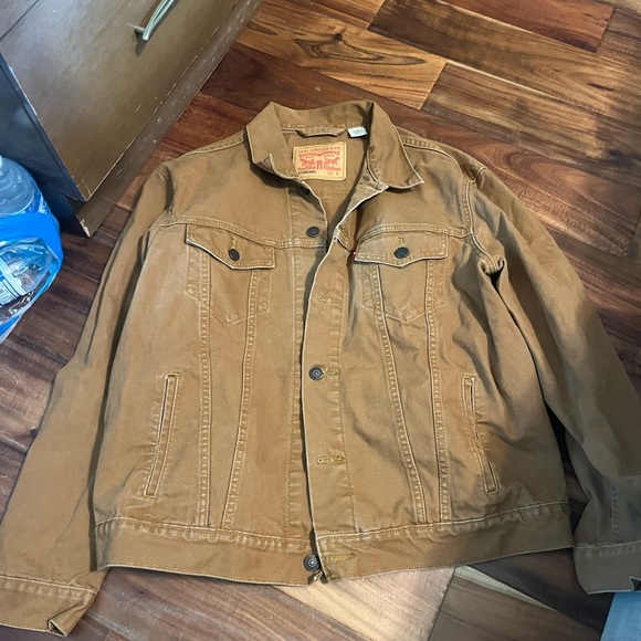 Levi's Other - Mens Levi’s Carhartt brown colored jean jacket size large